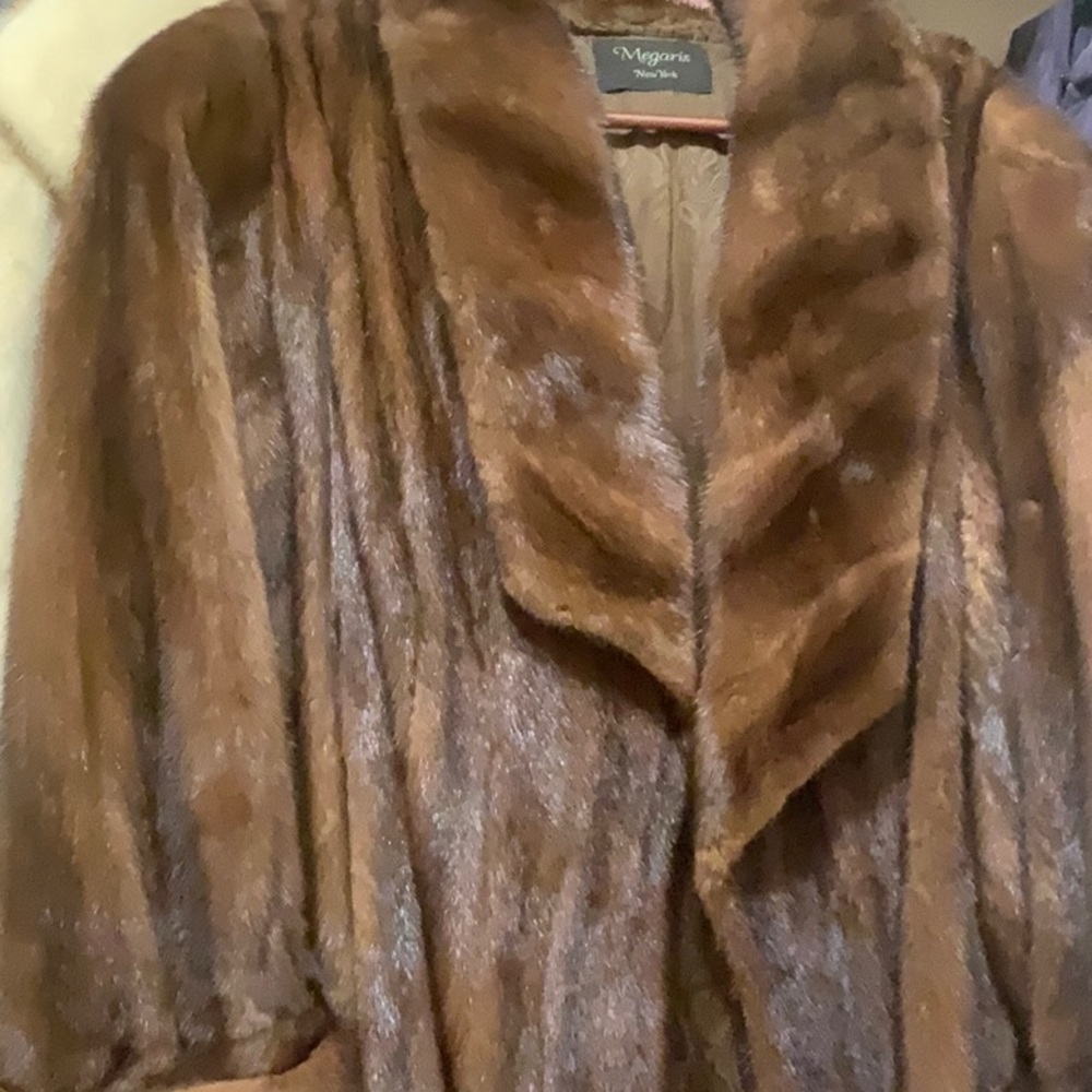 Fur  Coat by Megaris New York.